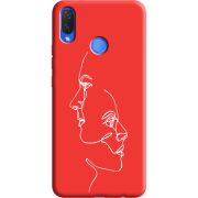 Красный чехол Uprint Huawei P Smart Plus 