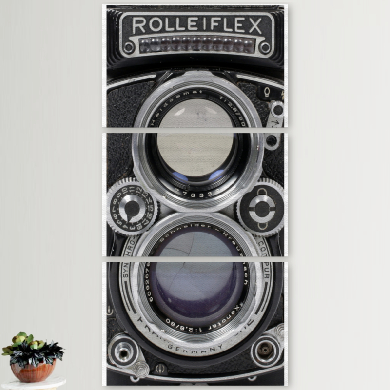 Модульные картины горизонтальные  60 на 40 3шт Rolleiflex