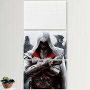 Модульные картины горизонтальные  60 на 40 3шт Assassins Creed 3
