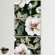 Модульные картины горизонтальные  60 на 40 3шт Blossom Roses