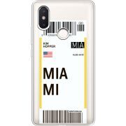 Прозрачный чехол Uprint Xiaomi Mi 8 SE Ticket Miami