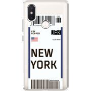 Прозрачный чехол Uprint Xiaomi Mi 8 SE Ticket New York