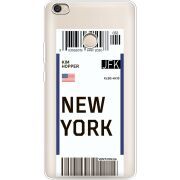 Прозрачный чехол Uprint Xiaomi Mi Max 2 Ticket New York