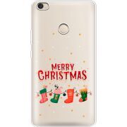 Прозрачный чехол Uprint Xiaomi Mi Max 2 Merry Christmas