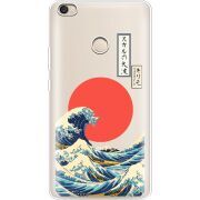 Прозрачный чехол Uprint Xiaomi Mi Max 2 Большая волна в Канагаве