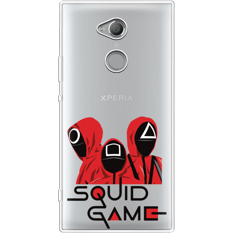 Прозрачный чехол Uprint Sony Xperia XA2 Ultra H4213 siquid game люди в красном