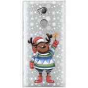 Прозрачный чехол Uprint Sony Xperia XA2 Ultra H4213 Christmas Deer with Snow