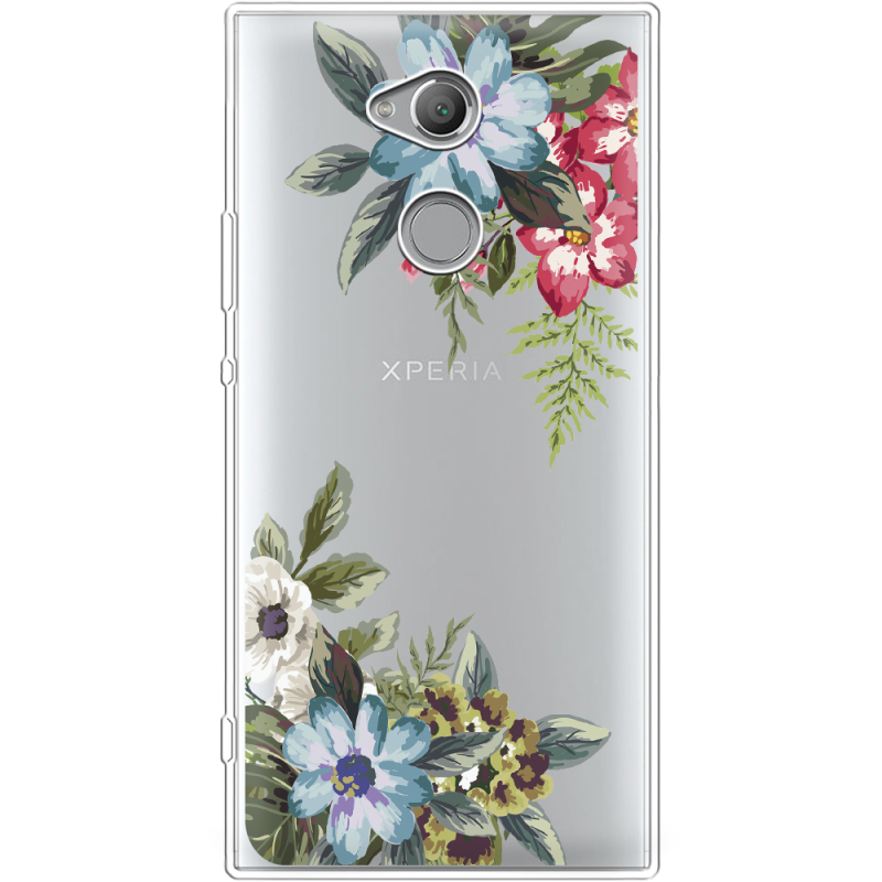 Прозрачный чехол Uprint Sony Xperia XA2 Ultra H4213 Floral
