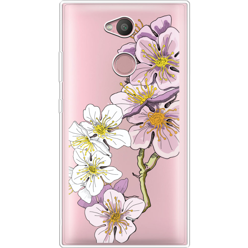 Прозрачный чехол Uprint Sony Xperia L2 H4311  Cherry Blossom