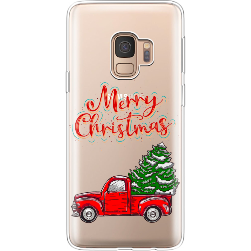 Прозрачный чехол Uprint Samsung G960 Galaxy S9 Holiday Car