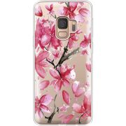 Прозрачный чехол Uprint Samsung G960 Galaxy S9 Pink Magnolia