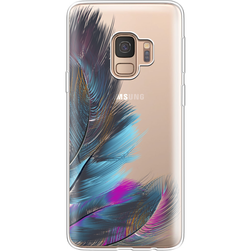 Прозрачный чехол Uprint Samsung G960 Galaxy S9 Feathers
