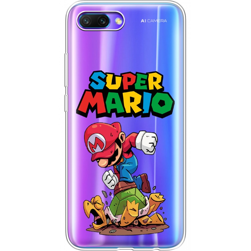 Прозрачный чехол Uprint Honor 10 Super Mario