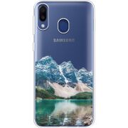 Прозрачный чехол Uprint Samsung M205 Galaxy M20 Blue Mountain