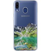 Прозрачный чехол Uprint Samsung M205 Galaxy M20 Green Mountain