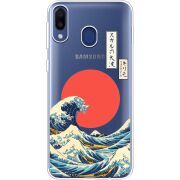 Прозрачный чехол Uprint Samsung M205 Galaxy M20 Большая волна в Канагаве