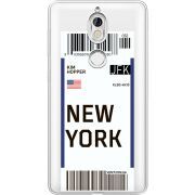 Прозрачный чехол Uprint Nokia 7 Ticket New York