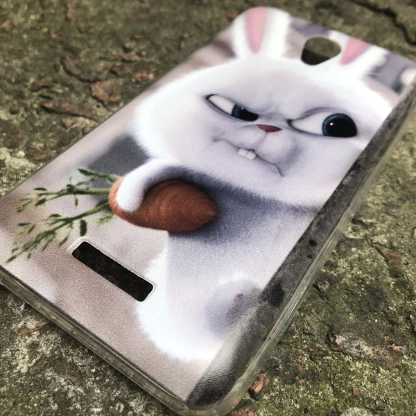 Чехол U-print Xiaomi Mi Max 3 Rabbit Snowball