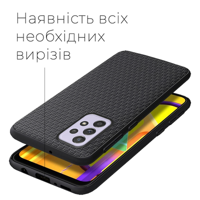 Черный чехол BoxFace Samsung A525 Galaxy A52 Black Barrels