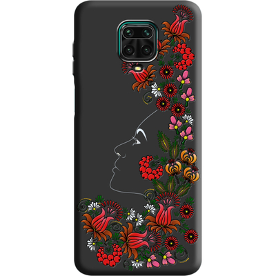 Черный чехол 3D BoxFace Xiaomi Redmi Note 9S Ukrainian Muse