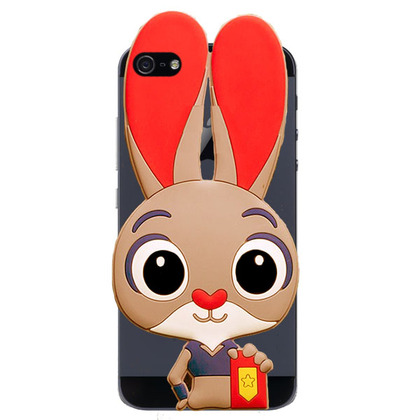 Чехол силиконовый Zootopia Apple iPhone 5 / 5S / 5SE Rabbit Judy