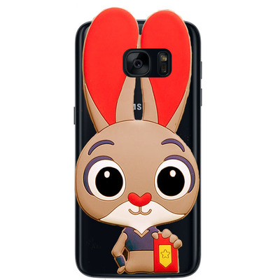 Чехол силиконовый Zootopia Samsung G930 Galaxy S7 Rabbit Judy