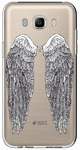 Чехол прозрачный U-Print 3D Samsung J710 Galaxy J7 2016 Angel Wings