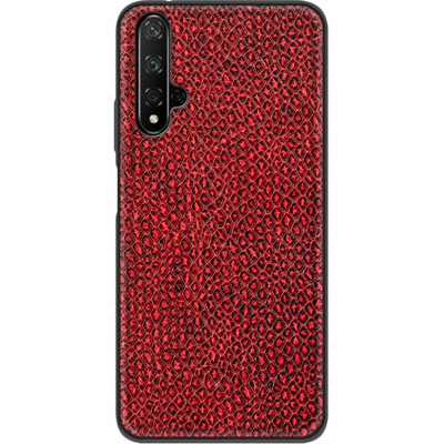 Кожаный чехол Boxface Huawei Nova 5T Snake Red
