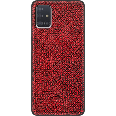 Кожаный чехол Boxface Samsung Galaxy A51 (A515) Snake Red