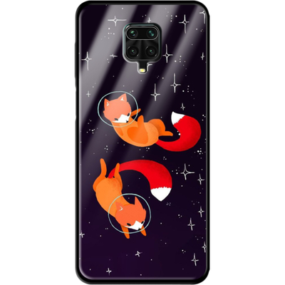  Защитный чехол BoxFace Glossy Panel Xiaomi Redmi Note 9 Pro / 9 Pro Max Foxes in Space