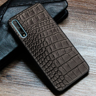Кожаный чехол Boxface Huawei P Smart S Crocodile Black