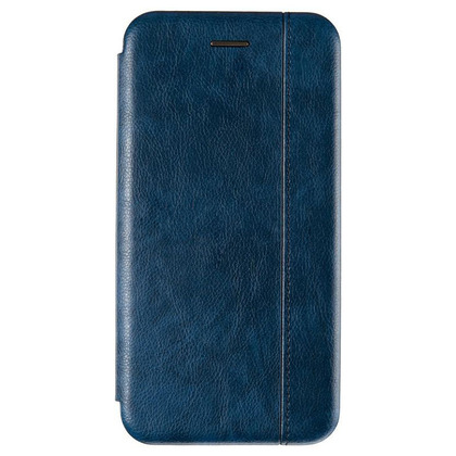 Чехол книжка Leather Gelius для Samsung M127 Galaxy M12 Синий