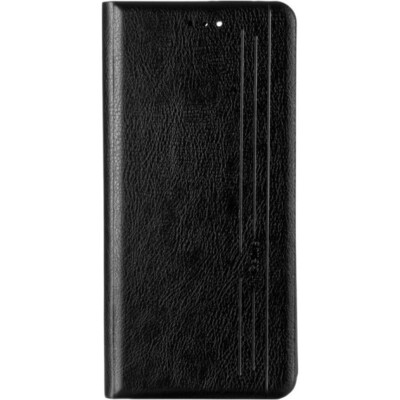 Чехол книжка Leather Gelius New для Xiaomi Redmi Note 10/ Note 10S Черный