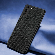 Кожаный чехол Boxface Samsung G991 Galaxy S21 Snake Black