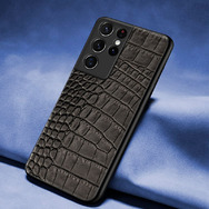 Кожаный чехол Boxface Samsung G998 Galaxy S21 Ultra Crocodile Black