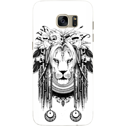 Чехол-накладка U-Print Samsung Galaxy S7 G930 Shaman Lion