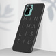 Черный чехол BoxFace Xiaomi Redmi Note 10/ Note 10S Minimalistic