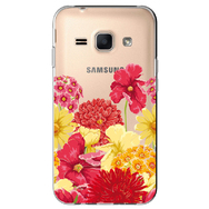 Чехол прозрачный U-Print 3D Samsung J120H Galaxy J1 2016 Floral Pattern