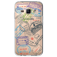 Чехол прозрачный U-Print 3D Samsung J120H Galaxy J1 2016 Passport Stamp