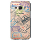 Чехол прозрачный U-Print 3D Samsung J120H Galaxy J1 2016 Passport Stamp