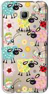 Чехол прозрачный U-Print 3D Samsung G531 / G530 Galaxy Grand Prime Decorative Sheep