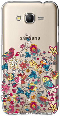 Чехол прозрачный U-Print 3D Samsung G531 / G530 Galaxy Grand Prime Floral Birds