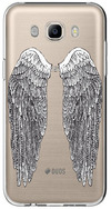 Чехол прозрачный U-Print 3D Samsung J510 Galaxy J5 2016 Angel Wings