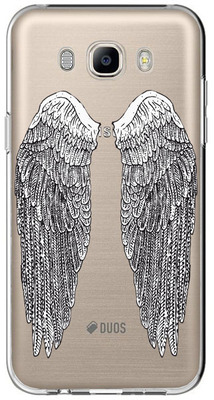 Чехол прозрачный U-Print 3D Samsung J510 Galaxy J5 2016 Angel Wings