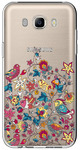 Чехол прозрачный U-Print 3D Samsung J510 Galaxy J5 2016 Floral Birds