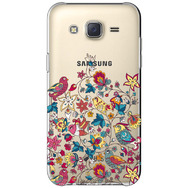 Чехол прозрачный U-Print 3D Samsung J500H Galaxy J5 Floral Birds