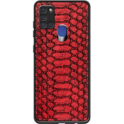 Кожаный чехол Boxface Samsung A217 Galaxy A21s Reptile Red