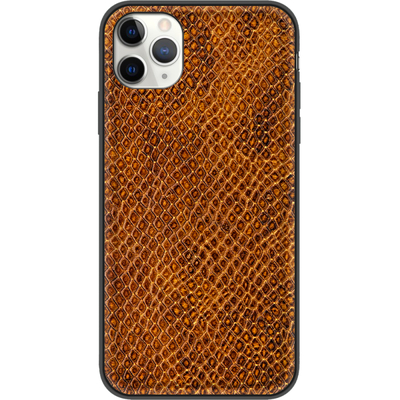 Кожаный чехол Boxface Apple iPhone 11 Pro Max Snake Brown