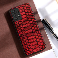 Кожаный чехол Boxface Samsung A325 Galaxy A32 Reptile Red