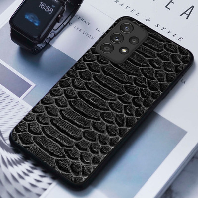 Кожаный чехол Boxface Samsung A725 Galaxy A72 Reptile Graphite